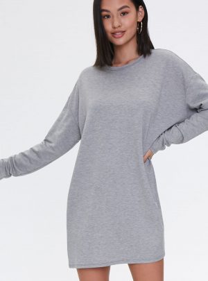 Drop-Shoulder Shift Dress