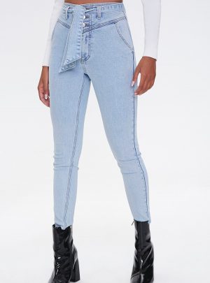 Paperbag Skinny Jeans