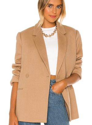 Kaia Blazer in Camel